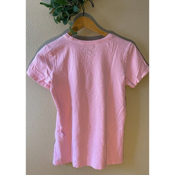 Life Is Good Crusher Tee T-Shirt XS Pink Talk Birdie To Me Golf Short Sleeve - Picture 5 of 9